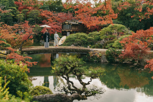 橋の上